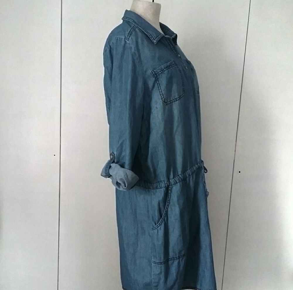 Sonoma Denim Shirt Dress - Picture 3 of 7